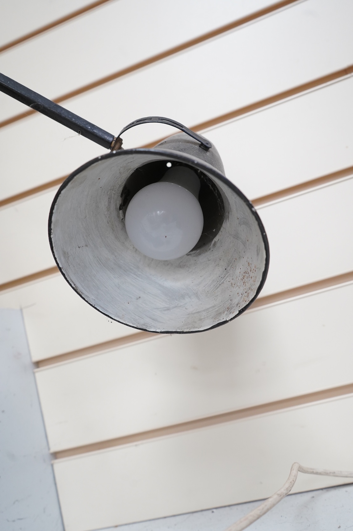 A vintage Herbert Terry anglepoise lamp